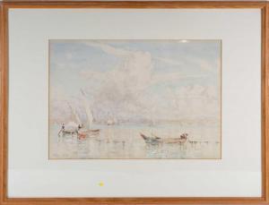 LINDNER Peter Moffat 1852-1949,The Lagoon, Mouth of the Rhone,Dawson's Auctioneers GB 2020-10-29