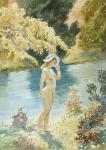 LINDSAY NORMAN ALFRED WILLIAMS 1879-1969,The River Nymph II,Elder Fine Art AU 2020-12-06