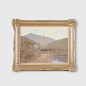 LINDSAY Percival Ch., Percy 1870-1952,On the Hawkesbury,Bonhams GB 2023-04-04