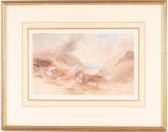 LINDSAY Thomas 1793-1861,a coastal view from mountains,Dawson's Auctioneers GB 2021-07-29