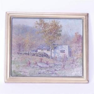 LINDSAY Thomas Corwin 1845-1907,Old Mill in Autumn Landscape,Ripley Auctions US 2016-03-12