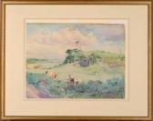 LINDSAY Tom 1882,Landscape with cows,1913,Rosebery's GB 2023-06-27