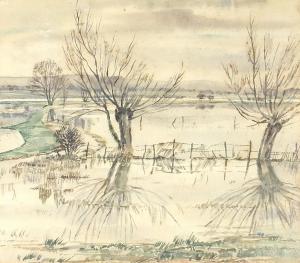 LINES Vincent Henry 1909-1968,Winter in Sussex,Eastbourne GB 2021-09-08