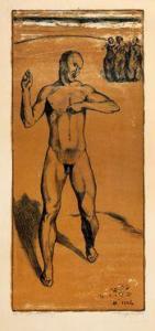 LINGNER Max 1888-1959,Lotto composto di 2 litografie,1911,Gonnelli IT 2019-02-04