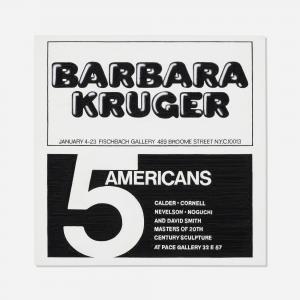 LINKE Simon 1958,Barbara Kruger at Fischbach Gallery,1989,Wright US 2022-01-27