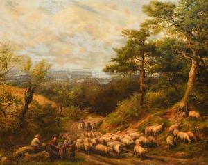 LINNELL James Thomas 1820-1905,A Country Road,1873,Bellmans Fine Art Auctioneers GB 2022-10-11