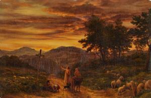 LINNELL James Thomas 1820-1905,At the Crossroads,1854,Sotheby's GB 2023-10-06