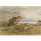 LINNELL John 1792-1882,THE HARVEST FIELD,1851,Sotheby's GB 2008-11-19