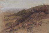 LINNELL William,Sheep grazing on a Hill (#) Trees by a sandy Path ,1857,Sotheby's 2002-02-13