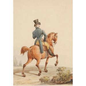 LINSTRÖM Karl Johan 1801-1866,Cavalier,Tajan FR 2019-05-15