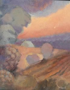 LINTOTT Geoffrey 1900-1900,Landscape at dusk,Morphets GB 2022-12-03