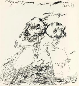 LION DMITRY 1925-1993,Portrait of two men.,1973,Galerie Koller CH 2008-06-20