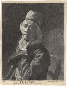 LIOTARD Jean Etienne 1702-1789,Das kleine Selbstbildnis,1781,Galerie Bassenge DE 2023-06-07