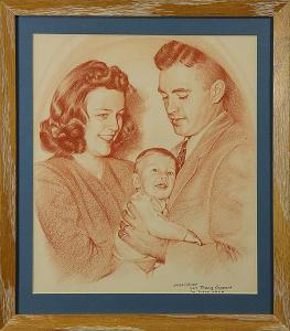 LIPPERT Franz,Happy Family,1948,Clars Auction Gallery US 2015-03-21