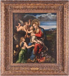 LIPPI Filippino,a depiction of the Madonna and Child with attendan,Dawson's Auctioneers 2022-03-31