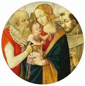LIPPI Filippino 1457-1504,Mary with Child and Two Saints,Van Ham DE 2014-11-14