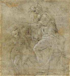 LIPPI Filippino 1457-1504,Saint Joseph with the Christ Child and Saint John ,Christie's 2016-01-27