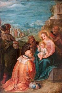 LISAERT Pieter 1595-1629,Adoration des Mages,Millon & Associés FR 2021-12-19