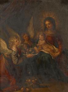 LISAERT Pieter 1595-1629,Le Christ enfant servi par les ang,Artcurial | Briest - Poulain - F. Tajan 2022-09-27