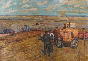 LISSENKOV Valentin 1935,field workers,1961,Sotheby's GB 2004-06-21