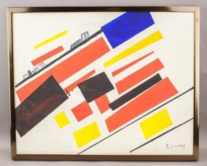 LISSITZKY LAZAR MARKOVICH 1890-1941,abstract geometric composition,888auctions CA 2023-02-09