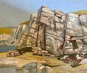 LISTER Edward d Arcy 1911-1976,landscape,1972,Charterhouse GB 2021-07-08