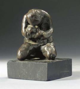 LITH van Nel 1932,Mother and baby,Christie's GB 2003-07-01