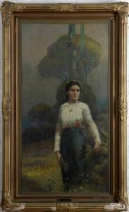 LITHGOW David Cunningham 1868-1958,Portrait of Mrs. John C. Smock,1923,Stair Galleries US 2010-10-08