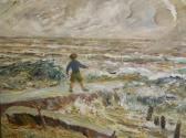 LITHIBY B.S,A March morning at Felixstowe,Crow's Auction Gallery GB 2017-03-15