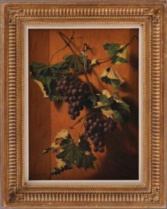 LITTLE A. Platte 1800-1800,GRAPES HANGING ON A WALL,1897,Stair Galleries US 2011-03-19