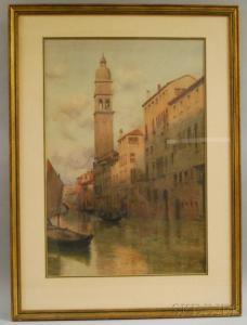 LITTLE JOHN WESLEY 1867-1923,Afterglow Along a Venetian Canal,Skinner US 2012-11-14