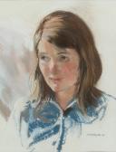 LITTLE Michael Anthony,MELISSA, THE ARTIST'S WIFE,1971,Ross's Auctioneers and values IE 2023-08-16