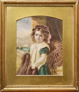 LITTLE Walter 1864-1878,portrait of a young girl,Reeman Dansie GB 2013-07-30