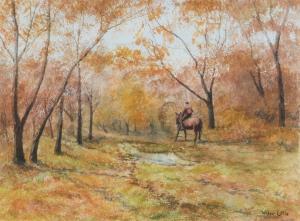 LITTLE Wilbur,HORSE & RIDER IN THE FOREST,Ross's Auctioneers and values IE 2023-11-08
