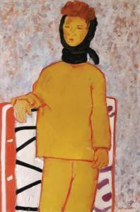 LITVINOVSKY Pinchas 1894-1985,Woman,1920,Montefiore IL 2025-03-12