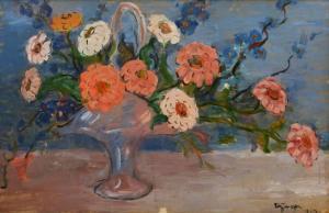 LITZINGER Dorothea 1889-1925,Bouquet,1917,Barridoff Auctions US 2021-11-13