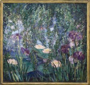 LITZINGER Dorothea 1889-1925,The lily pond.,Eldred's US 2018-04-06