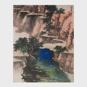 LIU XIE ZHI 1901-1997,Landscape,1982,Stair Galleries US 2018-12-07