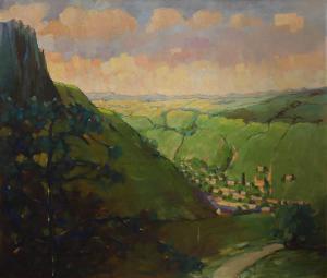 LIUBA Corneliu 1880-1953,Landscape at Sasca Montană,Artmark RO 2010-10-28
