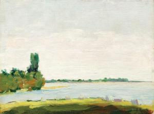 LIUBA Corneliu 1880-1953,Landscape in Vâlcov,1934,Artmark RO 2017-12-19