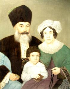LIVADITTI Nicolo 1804-1858,Family Portrait,1841,Alis Auction RO 2007-09-30