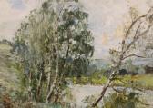 LIVINGSTON H,Impressionist river landscape,Burstow and Hewett GB 2009-04-29
