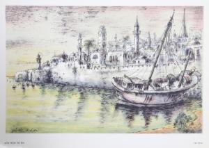 LIVNI Zvi 1927,Acre from the Sea,1971,Ro Gallery US 2023-12-14