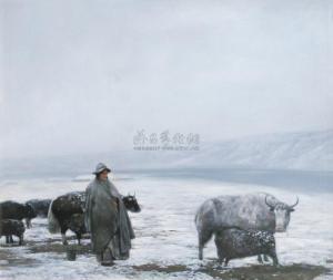 LIWEI CAO 1956,WAITING FOR MILK,Poly CN 2009-11-21