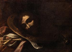 LLANOS Y VALDES Sebastian 1605-1677,Testa del Battista,1658,Wannenes Art Auctions IT 2020-12-21