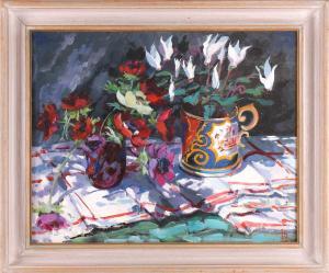 LLOYD Elizabeth Jane 1928-1995,a floral still life study,Dawson's Auctioneers GB 2022-03-31