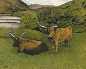 LLOYD James 1905-1974,Highland Cattle,Bonhams GB 2024-03-27