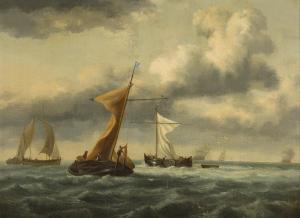 LLOYD Robert Malcolm,A Brisk Breeze, after Willem van de Velde the Youn,1875,Rosebery's 2024-02-27