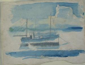 LLOYD Sharni 1951,Fishing boat at Porthleven.,David Lay GB 2007-02-15