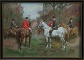 LLOYD Thomas Ivester 1873-1942,hunting scenes,Reeman Dansie GB 2018-02-13